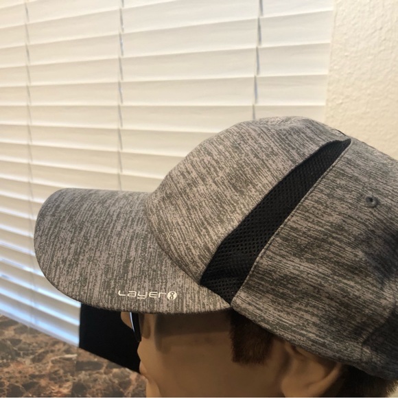 LAYER 8 Women’s Gray Silver Running Lightweight Baseball Hats Size One - Picture 3 of 12
